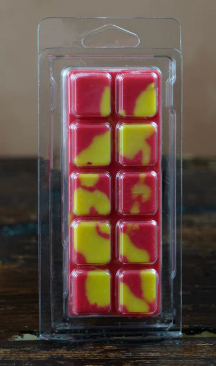 Aroma-Wachs-Melts:                    100% Sojawachs aus eigener Herstellung-Quadrate 10 Stück
eine große Auswahl an exklusiven Düften 70g
